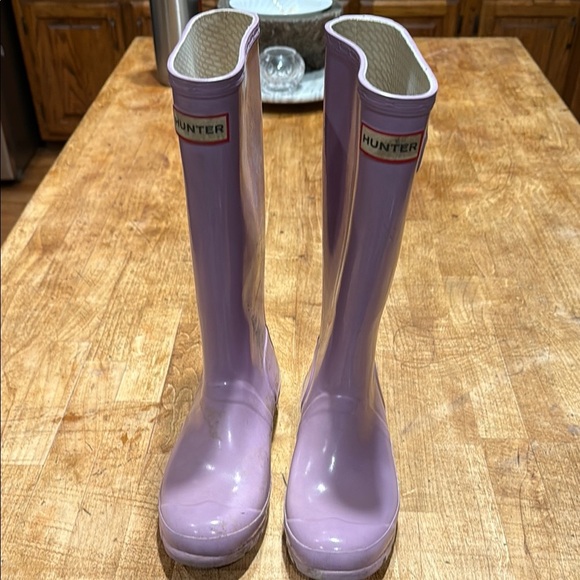 Hunter Pastel Purple Tall Rain Boots - Picture 1 of 3